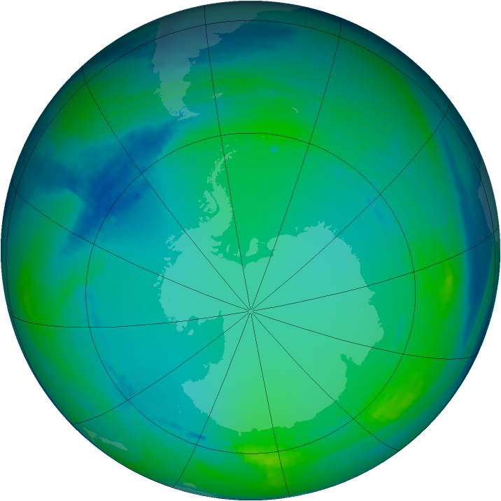 Ozone Map 1985-07-14